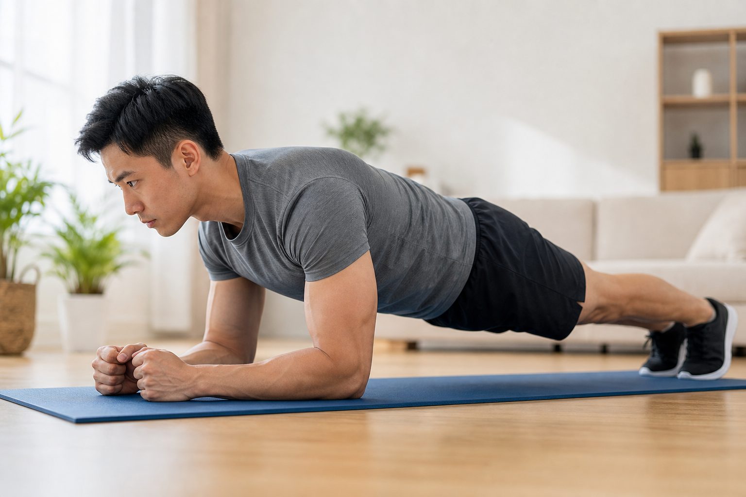 Bài tập plank đúng kỹ thuật