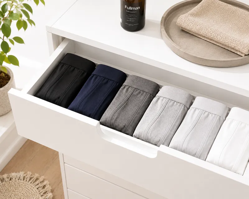Tủ đồ lót nam được chăm sóc đúng cách